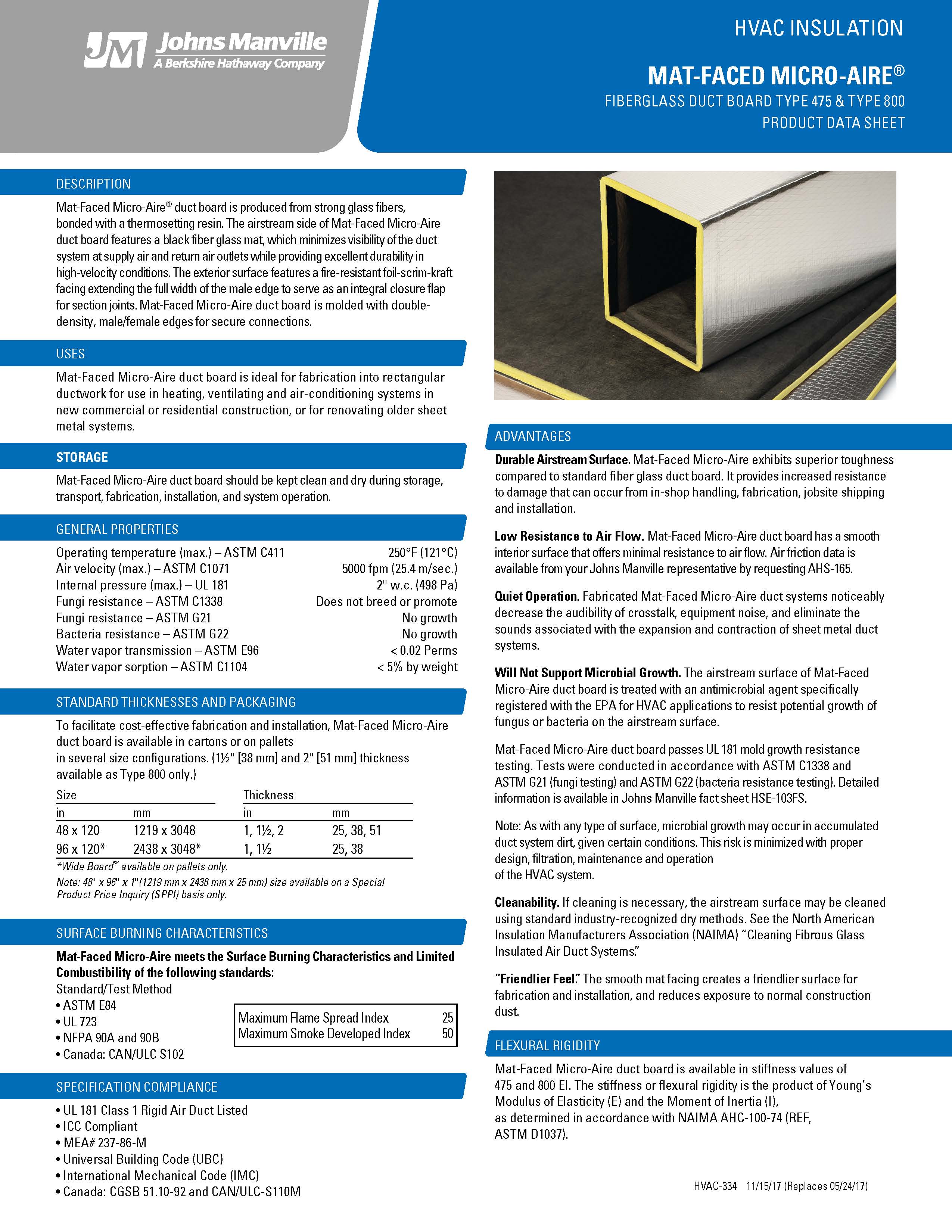 Antimicrobial Duct Board Distribution Tri Box, R4 1
